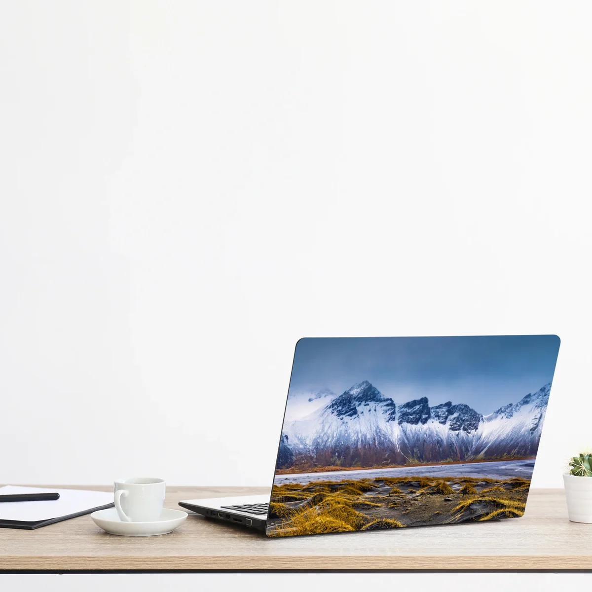 Laptop-Aufkleber panorama Vestrahorn bei Stokksnes Laptop-Aufkleber panorama Vestrahorn bei Stokksnes