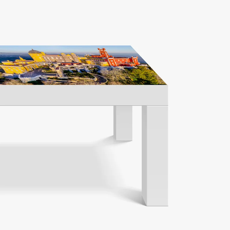 Tischaufkleber und Schreibtischaufkleber bunter palast Pena in Sintra Tischaufkleber und Schreibtischaufkleber bunter palast Pena in Sintra