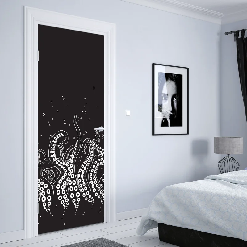 Türaufkleber oktopus tentakel muster