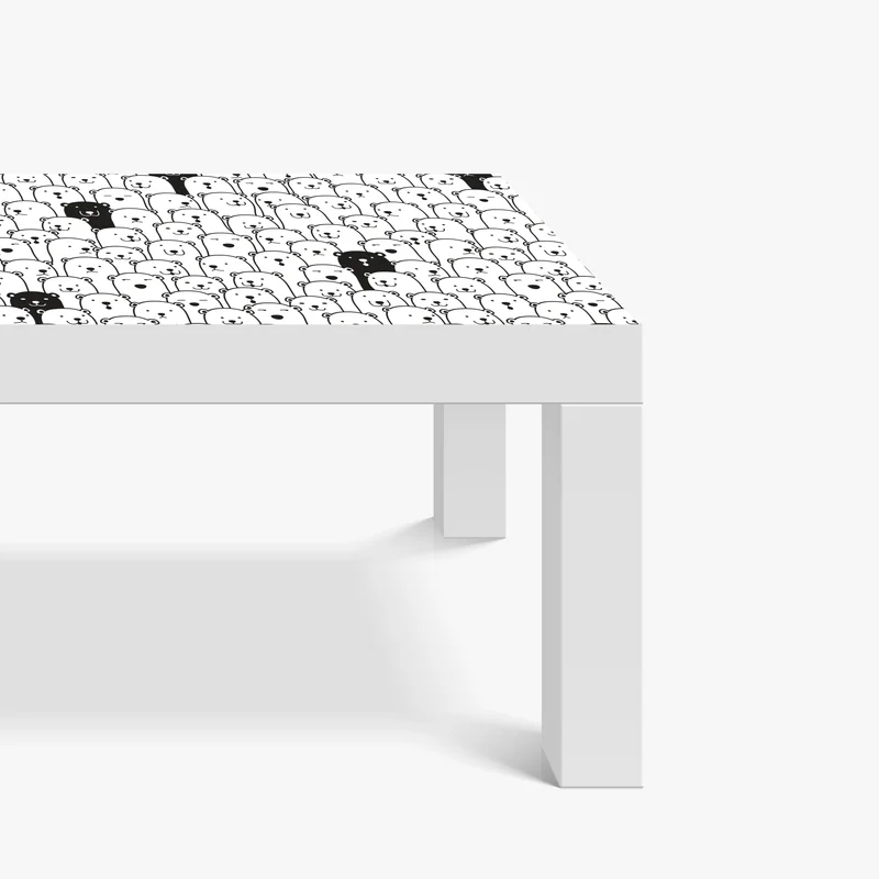 Tischaufkleber und Schreibtischaufkleber niedliches muster mit bären