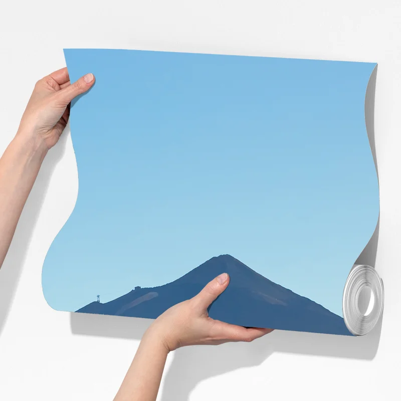 Fototapeta słoneczna droga prowadząca do wulkanu Fototapeta słoneczna droga prowadząca do wulkanu