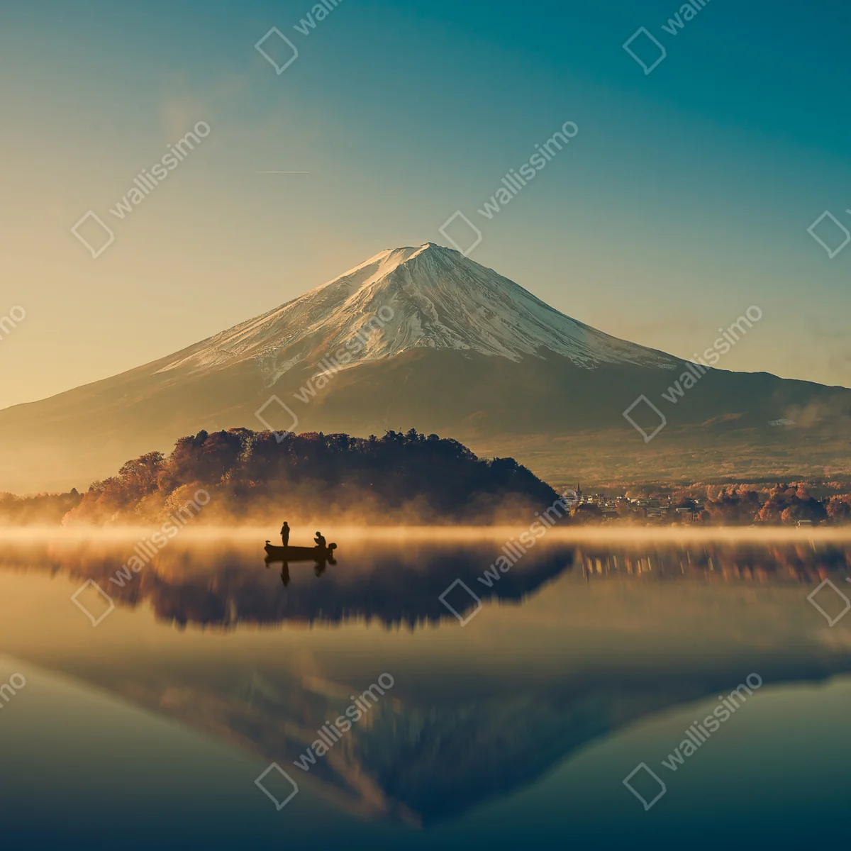Laptop-Aufkleber sonnenaufgang über Mount Fuji am Kawaguchiko-See Laptop-Aufkleber sonnenaufgang über Mount Fuji am Kawaguchiko-See