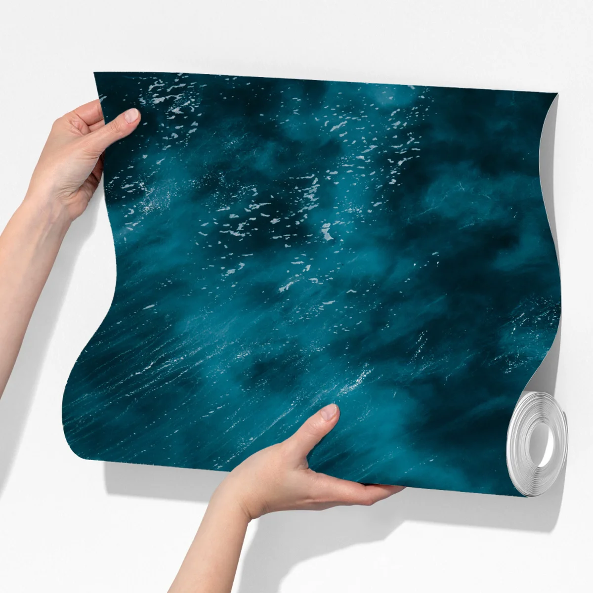 Fototapete türkisfarbene ozeanwellen aus der luft Bali Fototapete türkisfarbene ozeanwellen aus der luft Bali