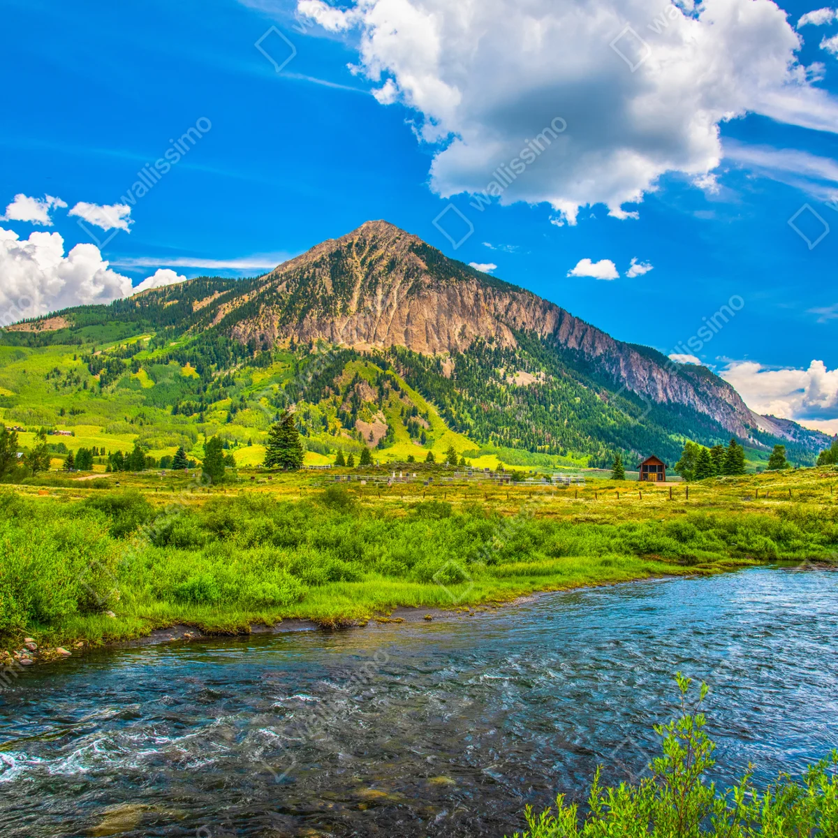 Fototapete sonnige berge von Crested Butte, Colorado Fototapete sonnige berge von Crested Butte, Colorado