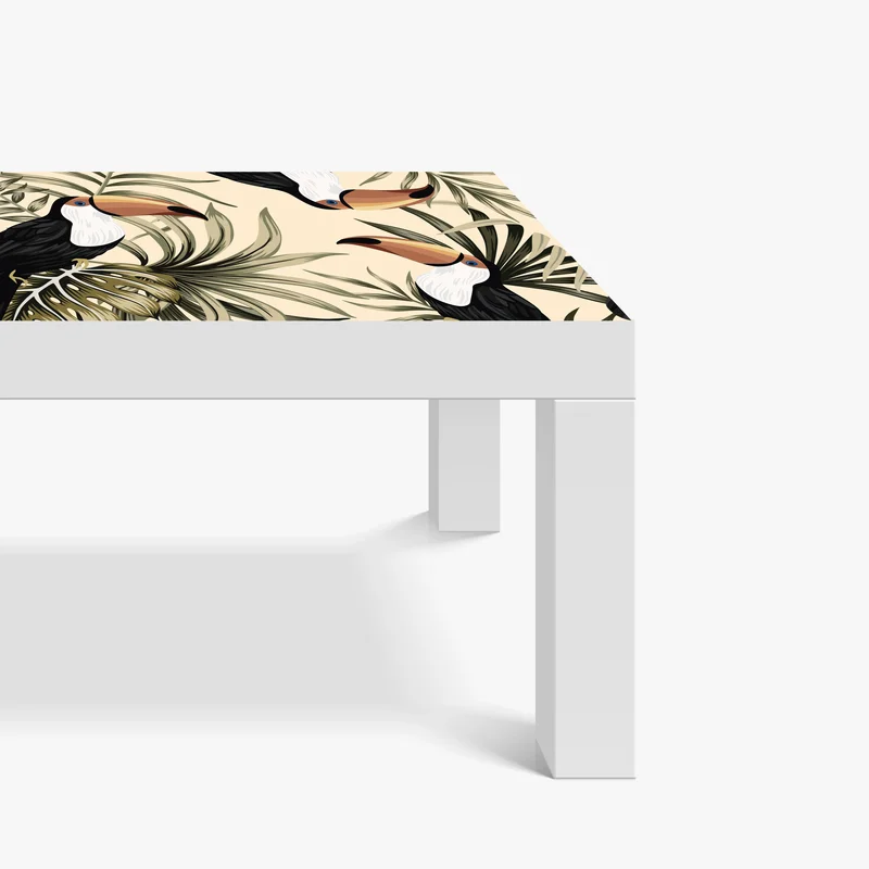 Tischaufkleber und Schreibtischaufkleber tropisches tukanmuster