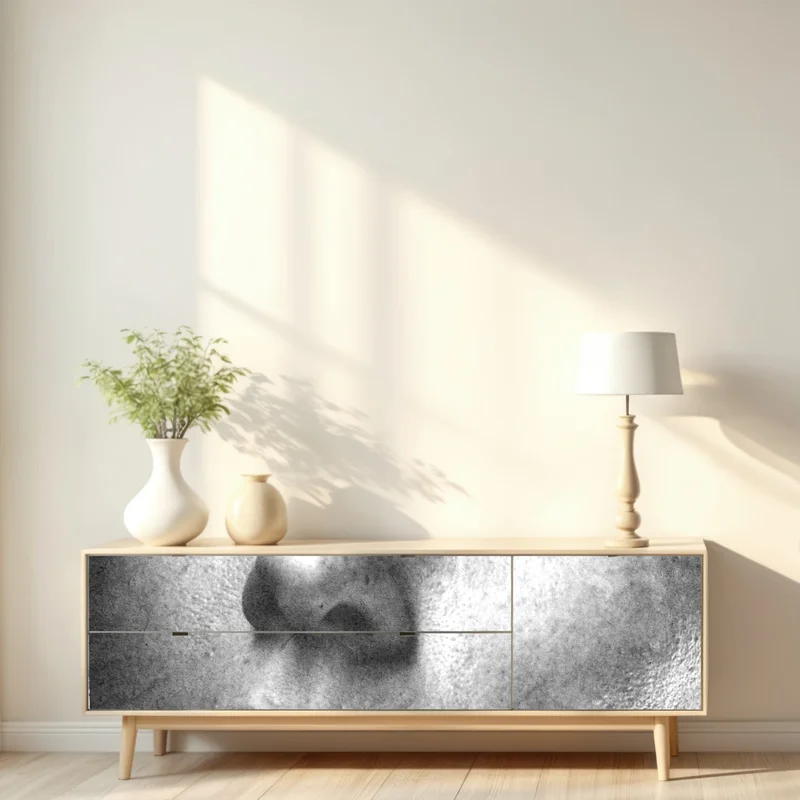 Repositionierbarer Aufkleber zerrissene porträt-collage