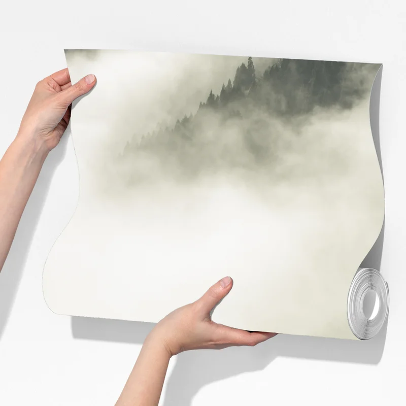 Fototapeta mglista górska dolina Fototapeta mglista górska dolina