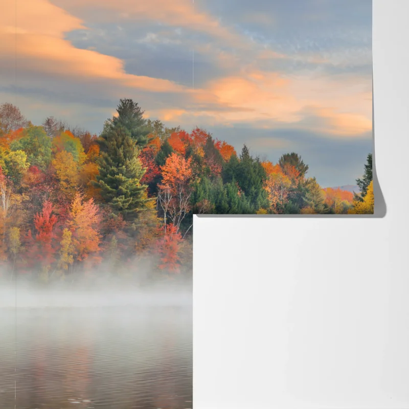 Fototapete nebliger herbstmorgen in Stowe Fototapete nebliger herbstmorgen in Stowe