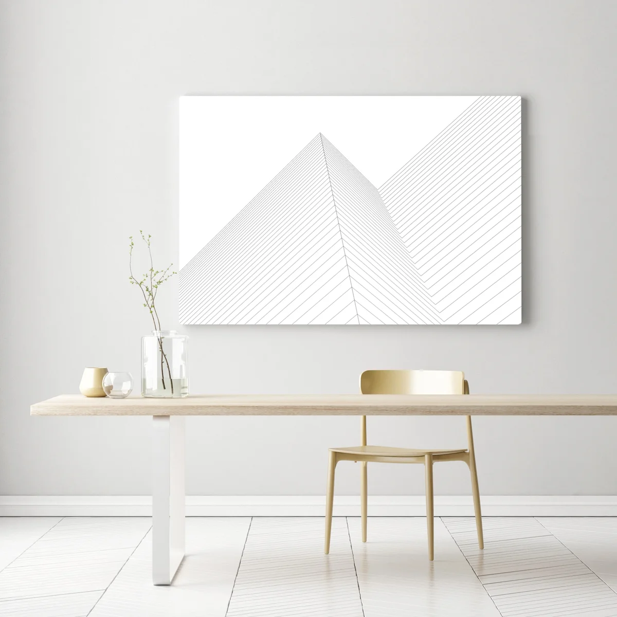 Leinwandbild geometrische architekturlinien Leinwandbild geometrische architekturlinien