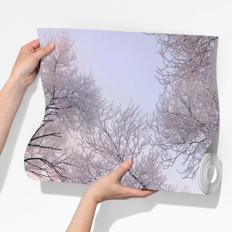 Fototapete ruhige winterlandschaft am fluss Fototapete ruhige winterlandschaft am fluss