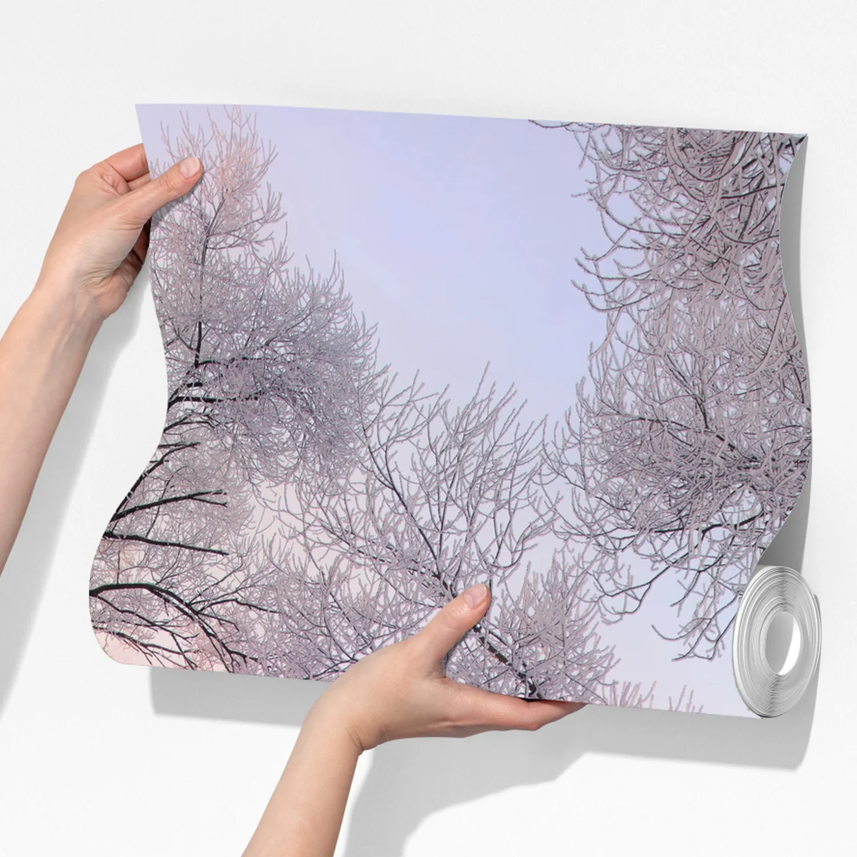 Fototapete ruhige winterlandschaft am fluss Fototapete ruhige winterlandschaft am fluss