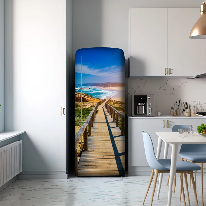 Kühlschrankaufkleber steg zur Praia da Bordeira